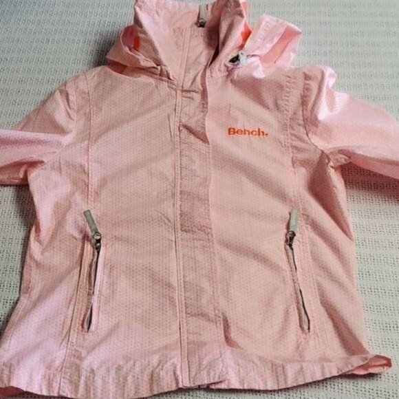 Bench Urbanwear Embroidered & Graphic "BENCH" Pockets Sz L (10) Hooded Jacket - Picture 8 of 15